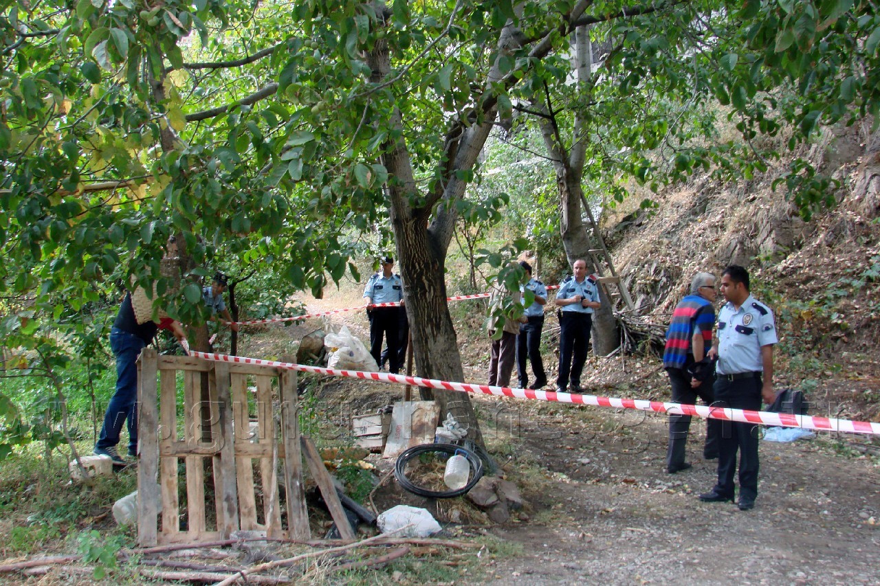 İlçeye bağlı Tuğrulbey Mahallesi'nde tarım yaparak yaşamını sürdüren Secaattin Kaya, Harşit Çayı kenarındaki tarlasına geldiğinde, tarlanın Harşit Çayı tarafında bir top mermisi görünce durumu polise bildirdi.