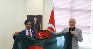 Bangladeş Büyükelçisi Haq, Rektör Zeybek’i ziyaret etti