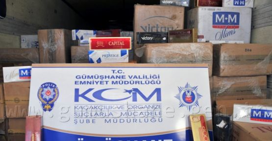 11 Bin 710 Paket Kaçak Sigara Ele Geçirildi