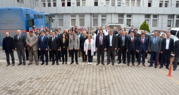 Gümüşhane’de sağlık çalışanlarından terör protestosu