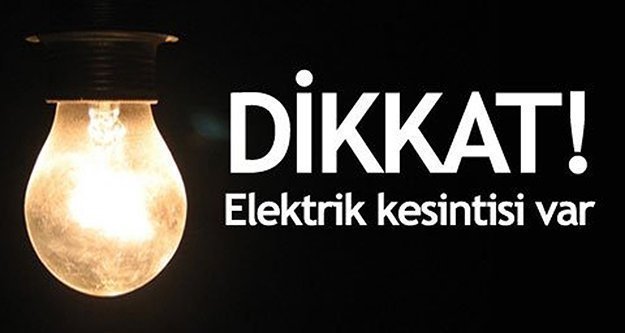 Dikkat! Kelkit'te 5 saatlik elektrik kesintisi