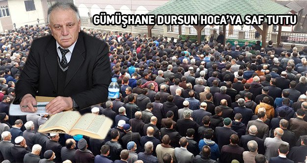 Gümüşhane Dursun hocasını uğurladı