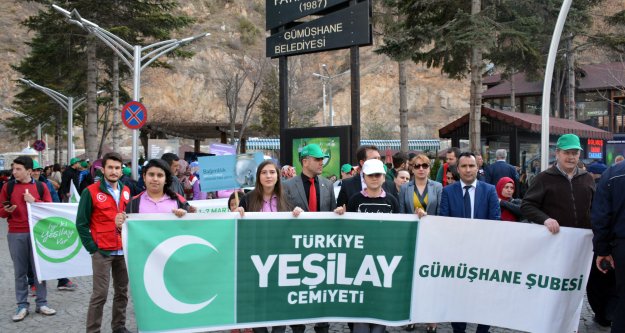 Gümüşhane’de Sağlıklı Yürüyüş Etkinliği Düzenlendi