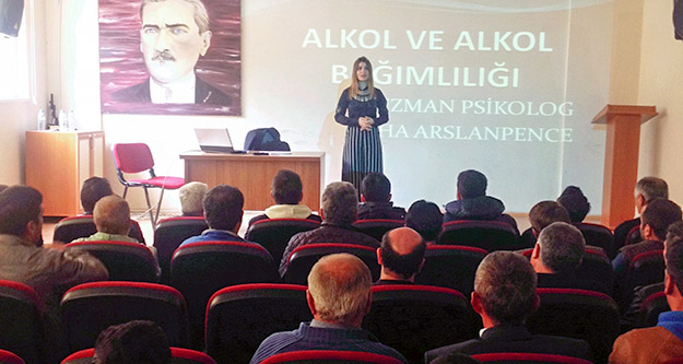 Yükümlülere alkol bağımlılığı semineri