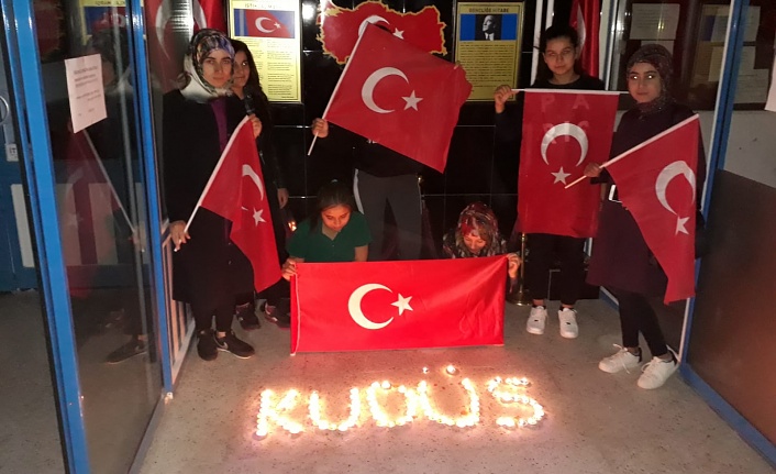 Gümüşhane KYK Kudüs’e duyarsız kalmadı