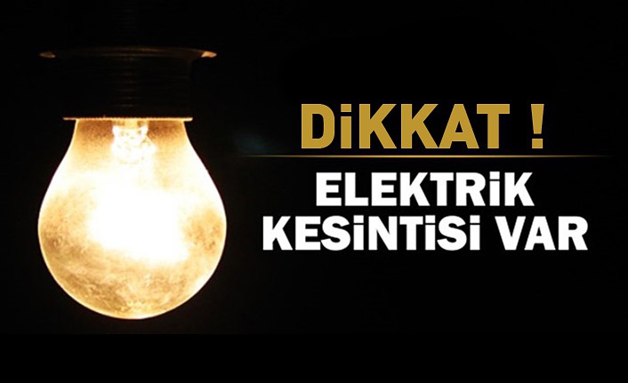 Dikkat! Gümüşhane’de elektrik kesintisi