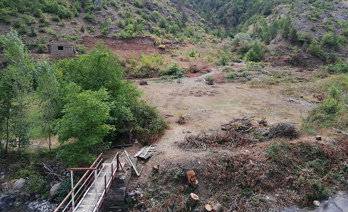 Torul’da seralar için ilk kazma vuruldu