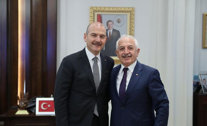 GTSO Başkanı Akçay, Bakan Soylu’yu ziyaret etti