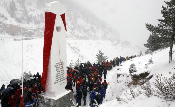 Çığ şehitlerini anma törenlerine Covid-19 engeli