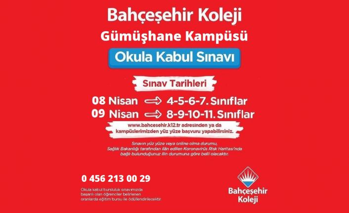 Bahçeşir Koleji okula kabul sınavı yapılacak