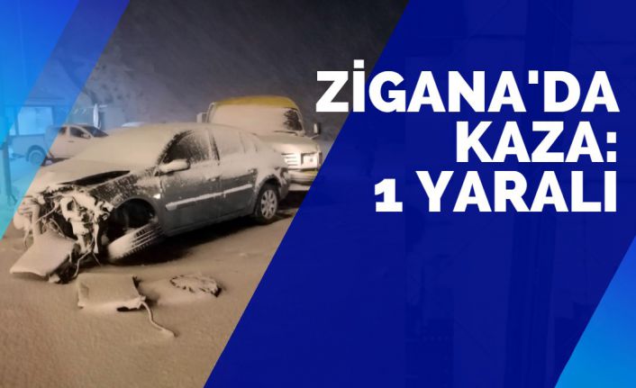 Zigana dağında trafik kazası: 1 yaralı