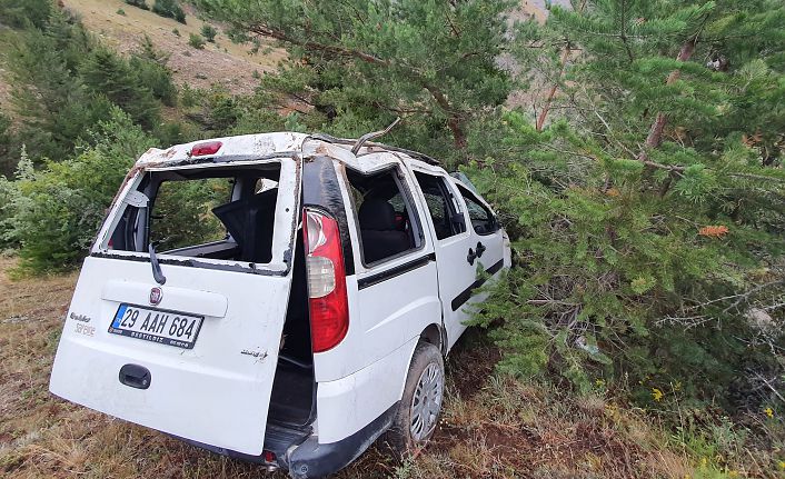 Gümüşhane’de trafik kazası: 6 yaralı