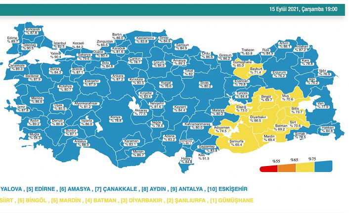 Gümüşhane SARI kategoride