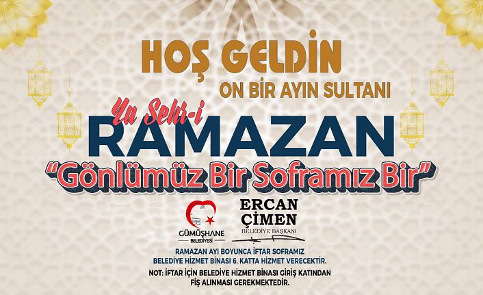 Belediye Ramazan ayı boyunca iftar verecek