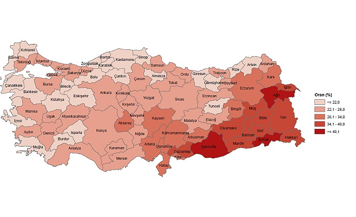 Gümüşhane'nin yüzde 21'i çocuk