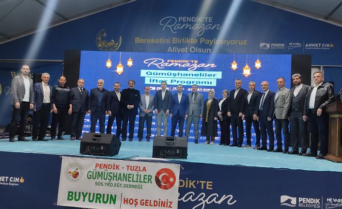 Gümüşhaneliler Pendik’teki iftarda buluştu