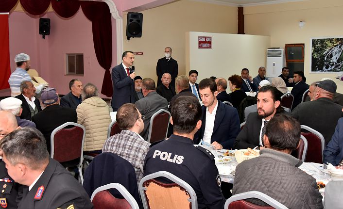 Vali Taşbilek ilçe iftar programlarının finalini Şiran’da yaptı