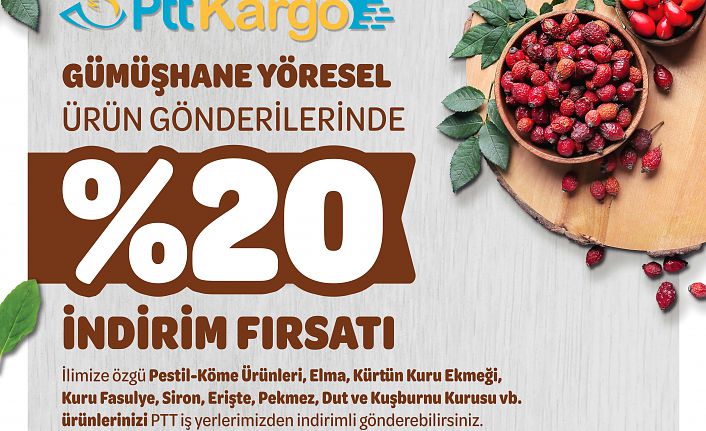 PTT yöresel ürün gönderilerinde yüzde 20 indirim yapacak