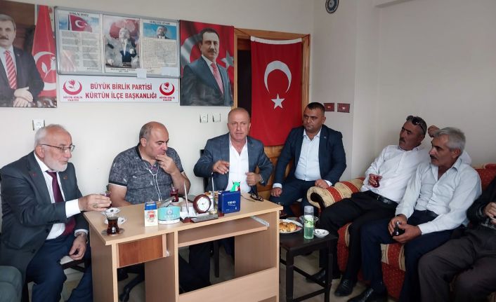 Kürtün BBP’de Mustafa Kuran güven tazeledi