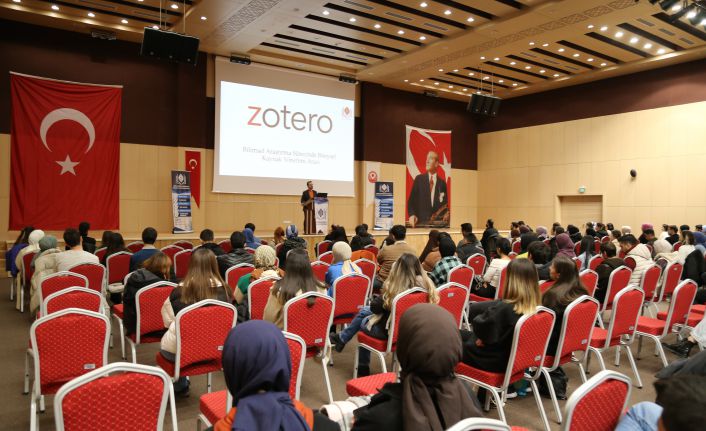 ZOTERO eğitim semineri gerçekleştirildi