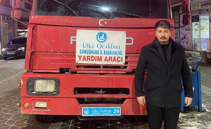 Ülkü Ocakları deprem bölgesinden elini çekmiyor