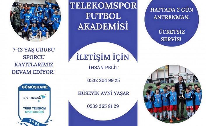 Telekomspor Futbol Okulu çalışmalarına devam ediyor