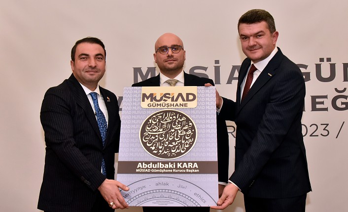 MÜSİAD Gümüşhane’de bayrak değişimi