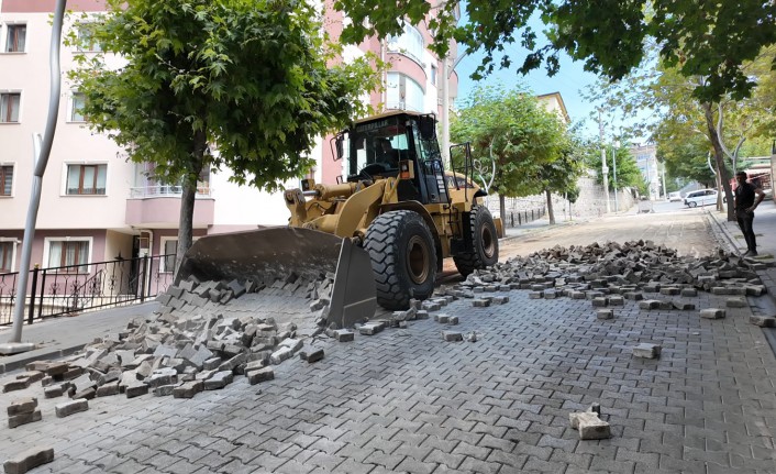 Belediye o yolda çalışma başlattı