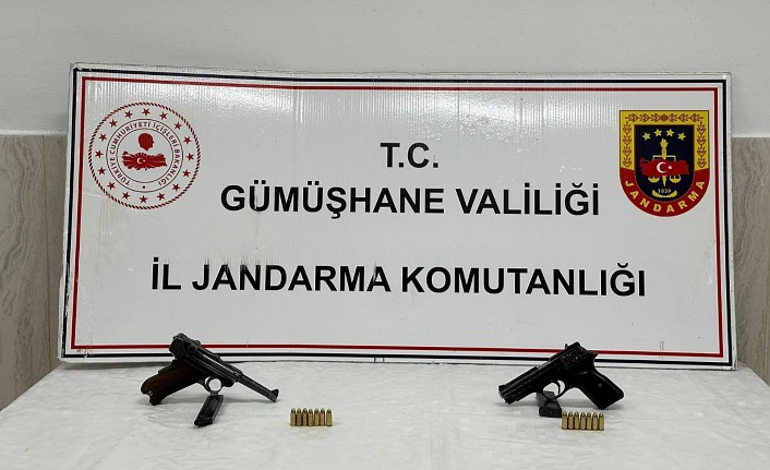 Gümüşhane’de jandarma ekipleri ruhsatsız silahlara geçit vermiyor