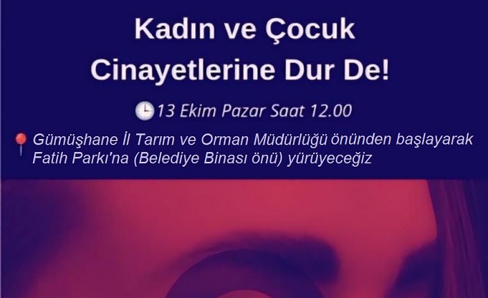 STK’lar kadın ve çocuk cinayetlerine dur demek için yürüyecek