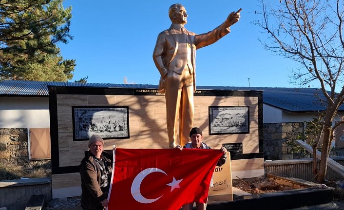 Karadeniz’in İlk Kafkas Cephesi Anıtı Gümüşhane’de yükseldi