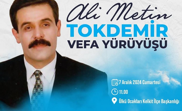 Tokdemir’in vefatının 29. Yılında anılacak