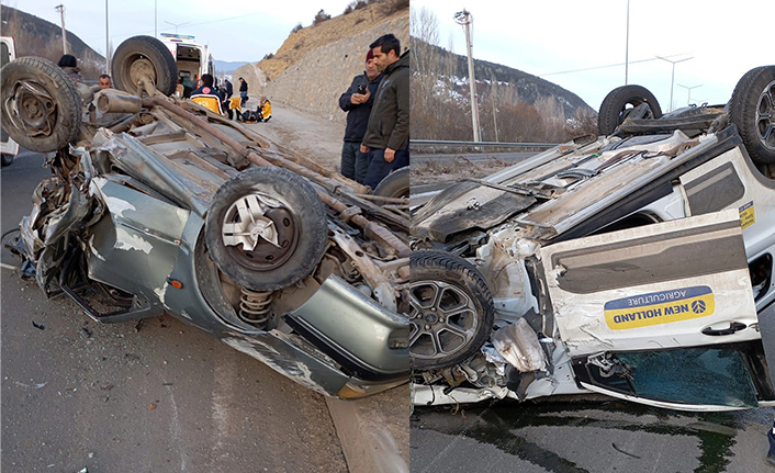 Şiran’da trafik kazası: 3 yaralı