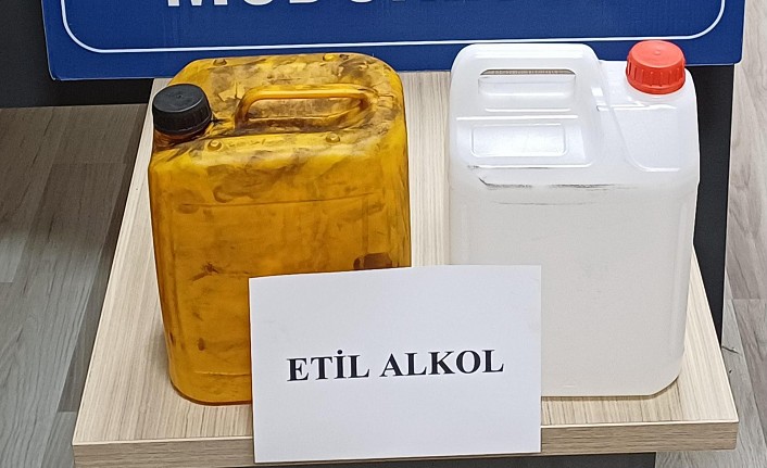 Kelkit’te etil alkol yakalandı