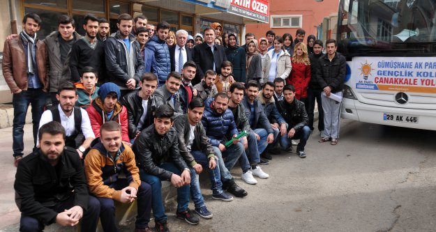 Başkan Çimen, AK Gençleri Çanakkale’ye uğurladı