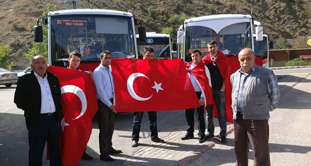 Dolmuşlar Mitinge Ücretsiz Yolcu Taşıyor