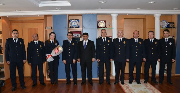 Gümüşhane Polisinden Vali Mayda'ya Ziyaret