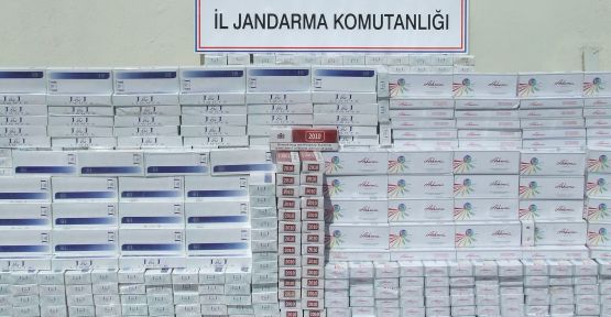 Gümüşhane'de 12 Bin 512 Paket Kaçak Sigara Yakalandı