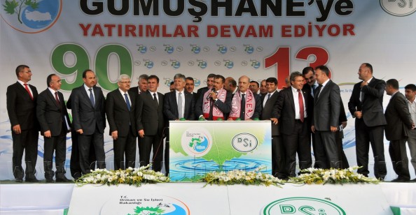 Gümüşhane'de 13 Tesisin Temel Atma Töreni Gerçekleştirildi