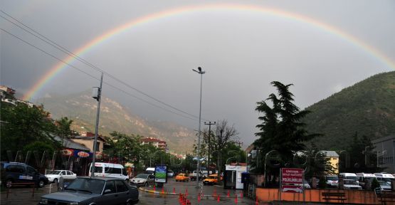 Gümüşhane'de Gökkuşağı Resitali