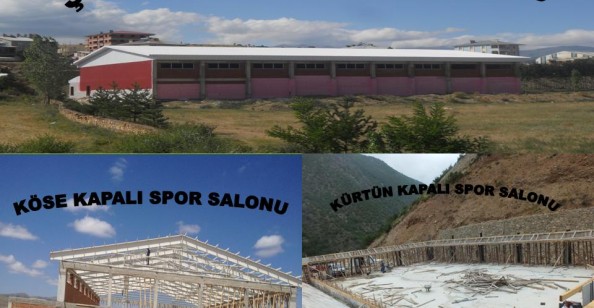 Gümüşhane'de Kapalı Spor Salonu Olmayan İlçe Kalmıyor