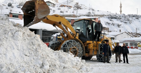 Gümüşhane'de Köy Yolları Açılıyor