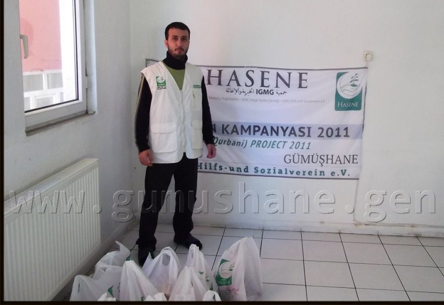 HASENE, Gümüşhane'de Kurban Eti Dağıttı