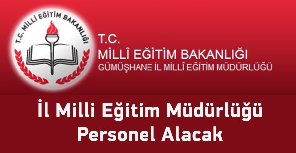 İl Milli Eğitim Müdürlüğüne Eleman Alınacak