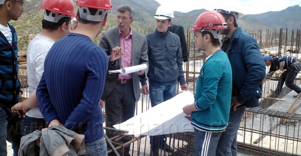 İnşaat Teknikerleri İşi Mutfağında Öğreniyor