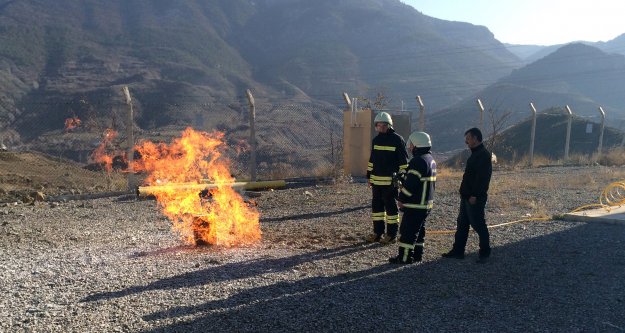 İtfaiye Ekiplerine Doğalgaz Eğitimi Verildi