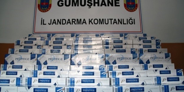 Jandarma 6 bin 200 Paket Kaçak Sigara Yakaladı