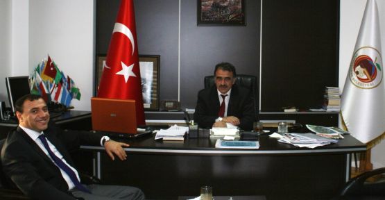 Kaldırım'dan Başkan Canlı'ya Ziyaret