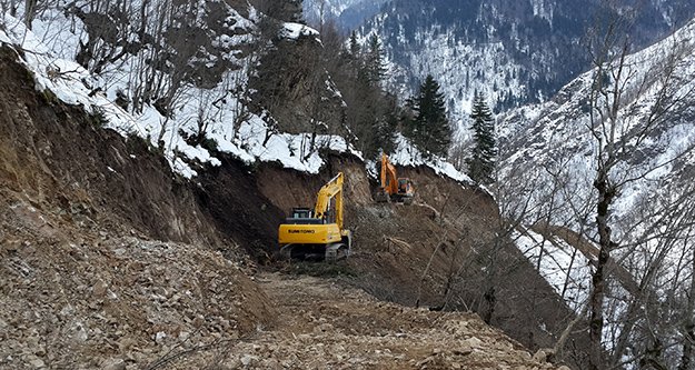 Örümcek ormanlarına yeni yol yapılıyor