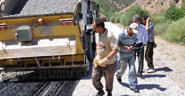 Ramazanda 180 Derecelik Asfalt Çalışması